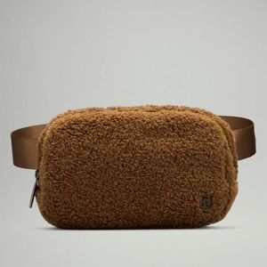 Lululemon Burnt Caramel Fleece Everywhere Belt Bag